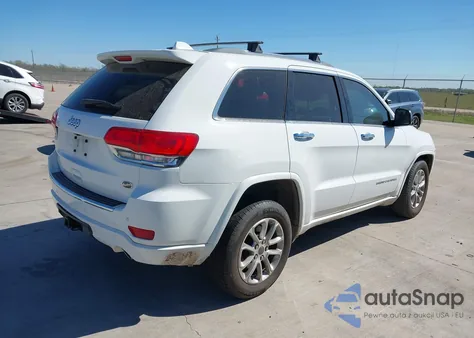 2014 Jeep Grand Cherokee Overland z USA, uszkodzony, nr VIN 1C4RJFCT3EC169321